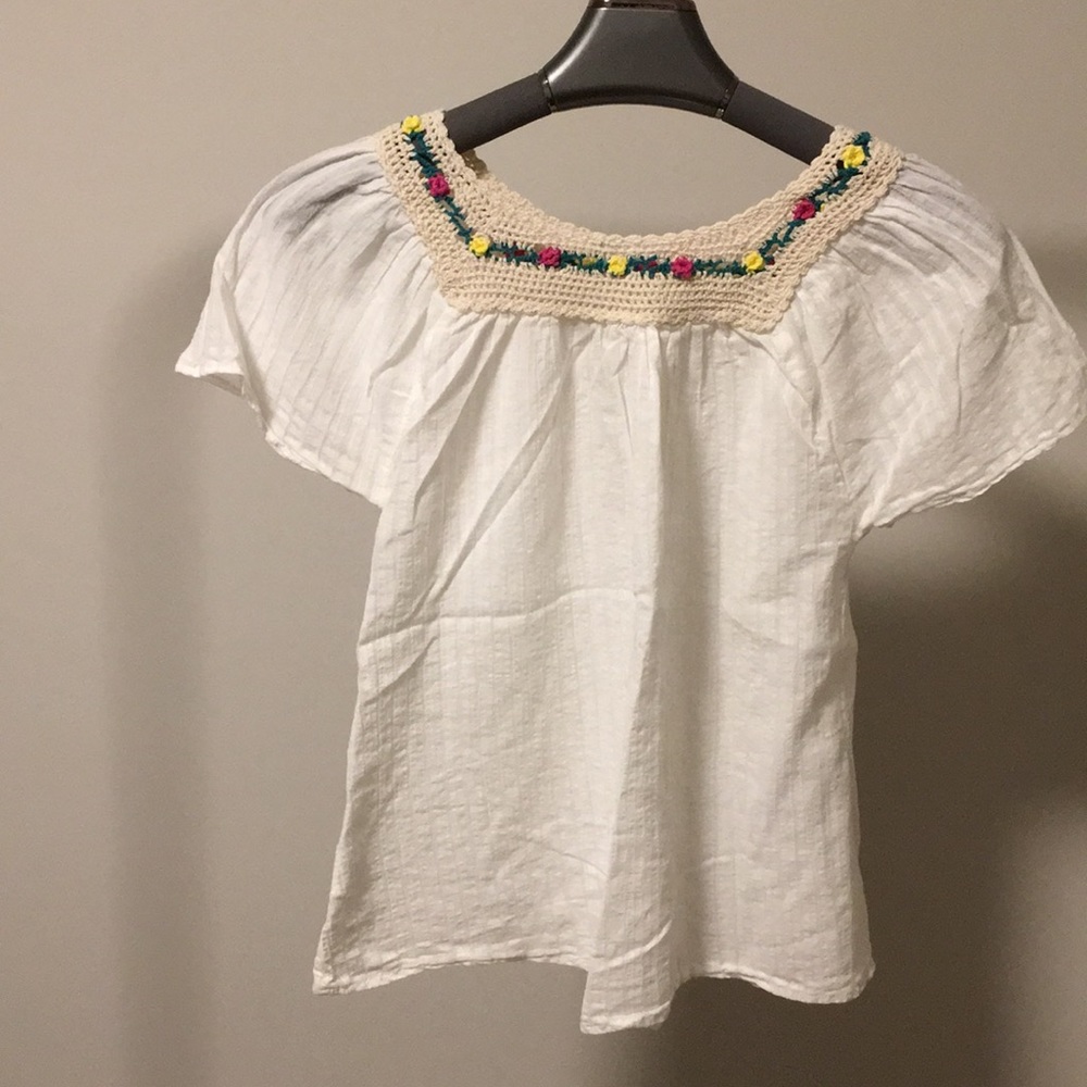 Knit lace top